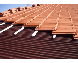 Placa Onduline bajo teja DRS BT-50 para teja con encaje y pizarra