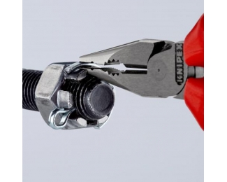 Alicate universal en puntal 145mm con mangos bicomponentes Knipex 08 22 145