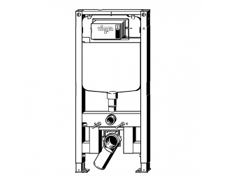 Elemento de inodoro Prevista Dry Viega 8523