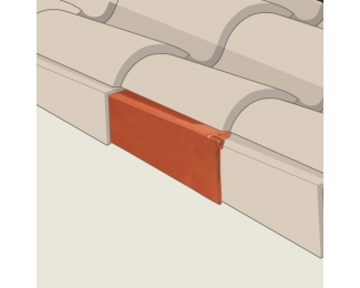 Remate lateral recto izquierdo La Escandella Q10 rojo