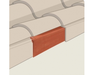 Remate lateral recto derecho La Escandella Q11 rojo