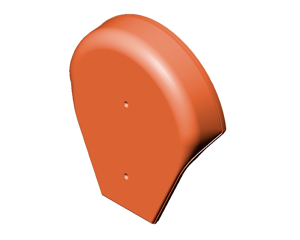 Tapón circular La Escandella Q83 rojo