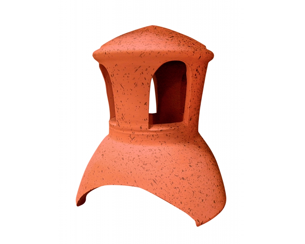 Chimenea La Escandella Q50 roja