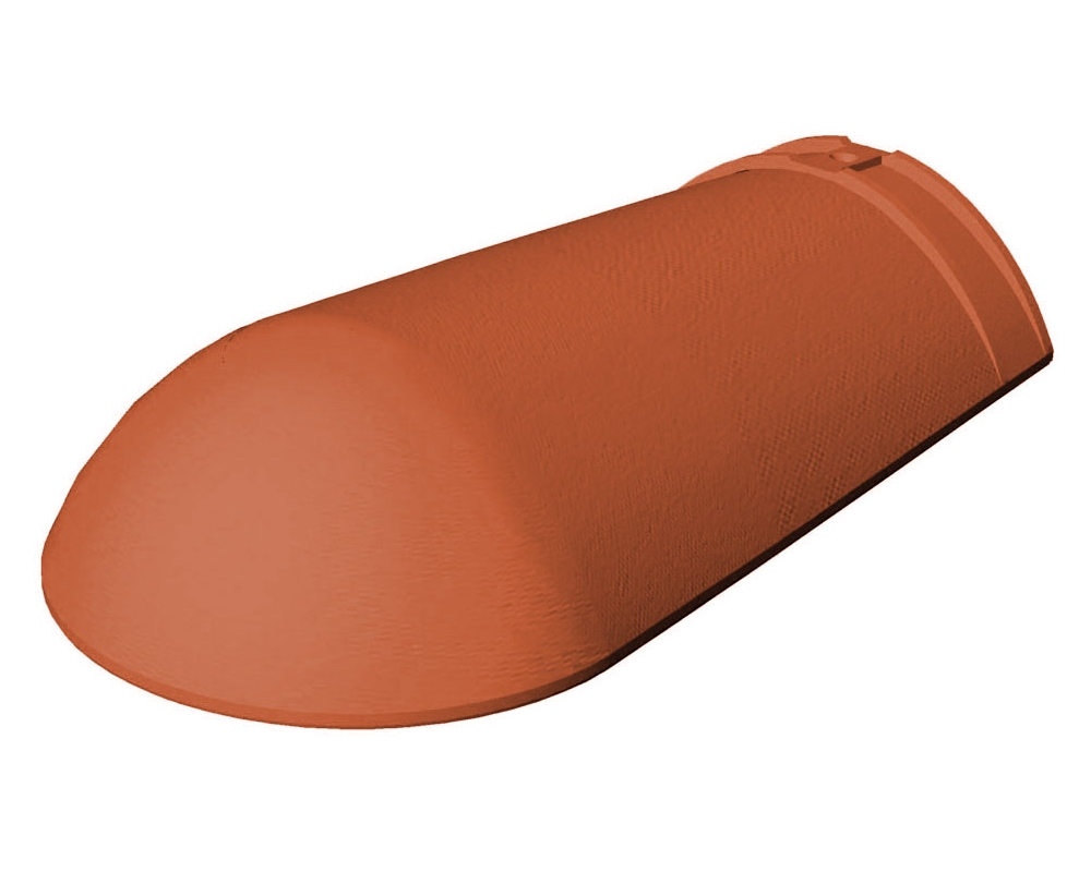 Remate cumbrera circular La Escandella Q04 rojo