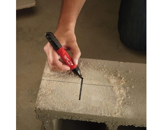 Marcador permanente Milwaukee Inkzall punta cincel 48-22-3103 Marcador permanente Milwaukee Inkzall punta cincel 48-22-3103