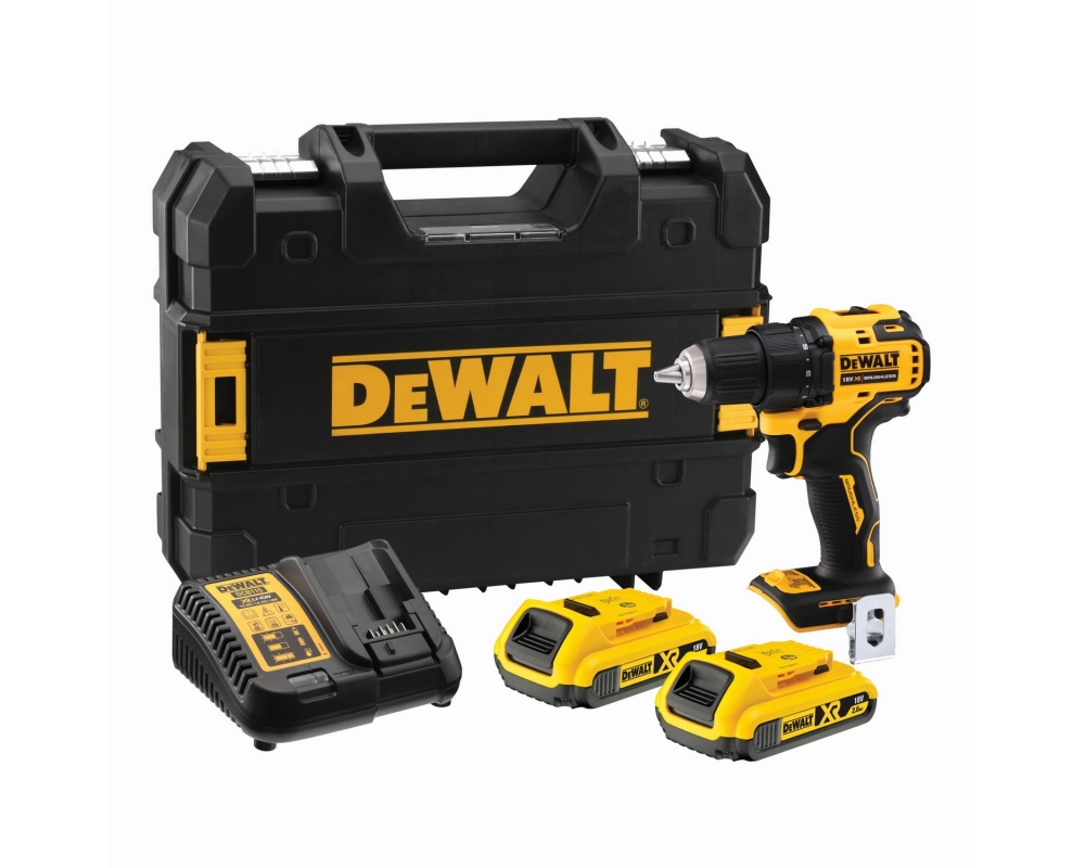 Taladro atornillador 2x18V 2Ah Dewalt DCD708D2T-QW