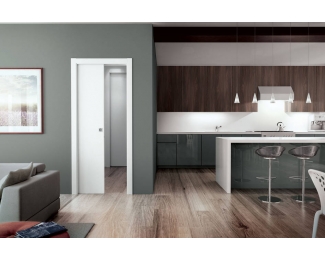 Premarco puerta corredera de una hoja Scrigno Platinum Maestro enfoscado