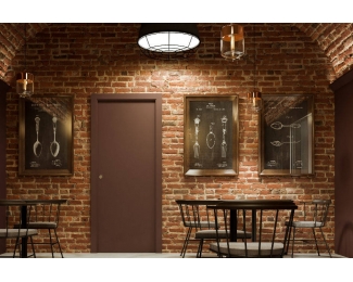 Premarco puerta corredera de una hoja Scrigno Platinum Maestro enfoscado