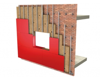Lana de roca Rockwool Ventirock Duo 1350x600x180mm (paq. 2,43m²)
