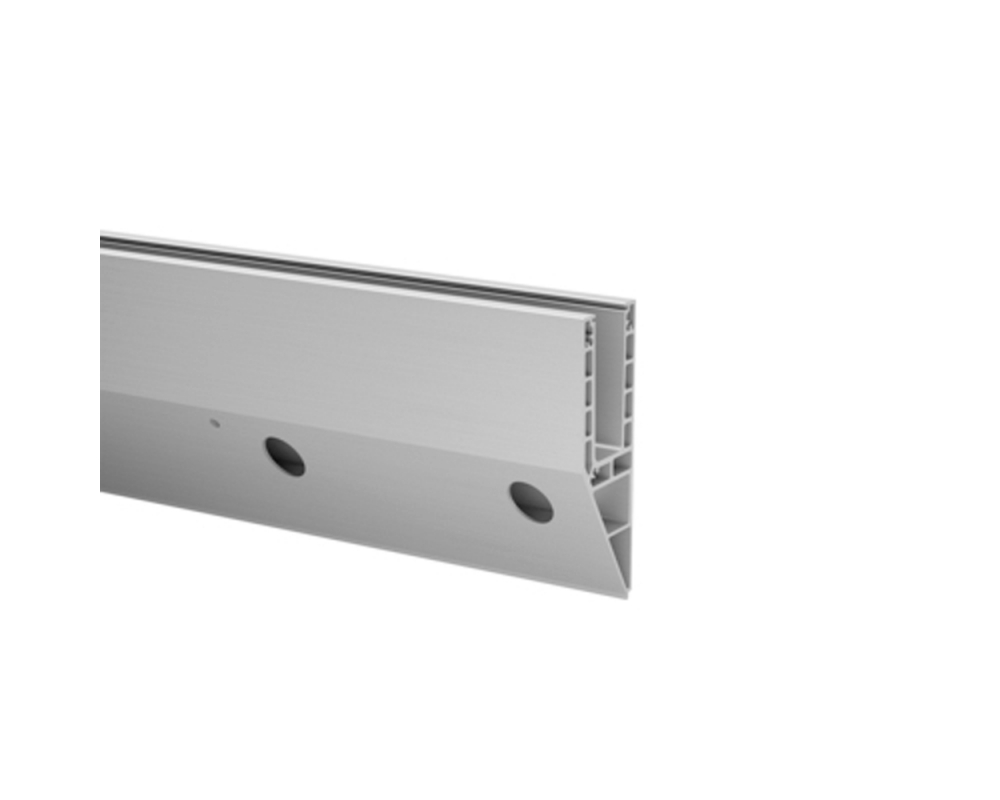 Perfil suelo Easy Glass Smart Y montaje lateral aluminio 5m Q-railing 8240