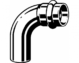 Codo prensado 90º cobre macho-hembra Profipress Viega 2416.1