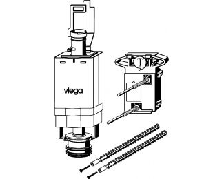 Kit de válvula de desagüe Viega 8310.0