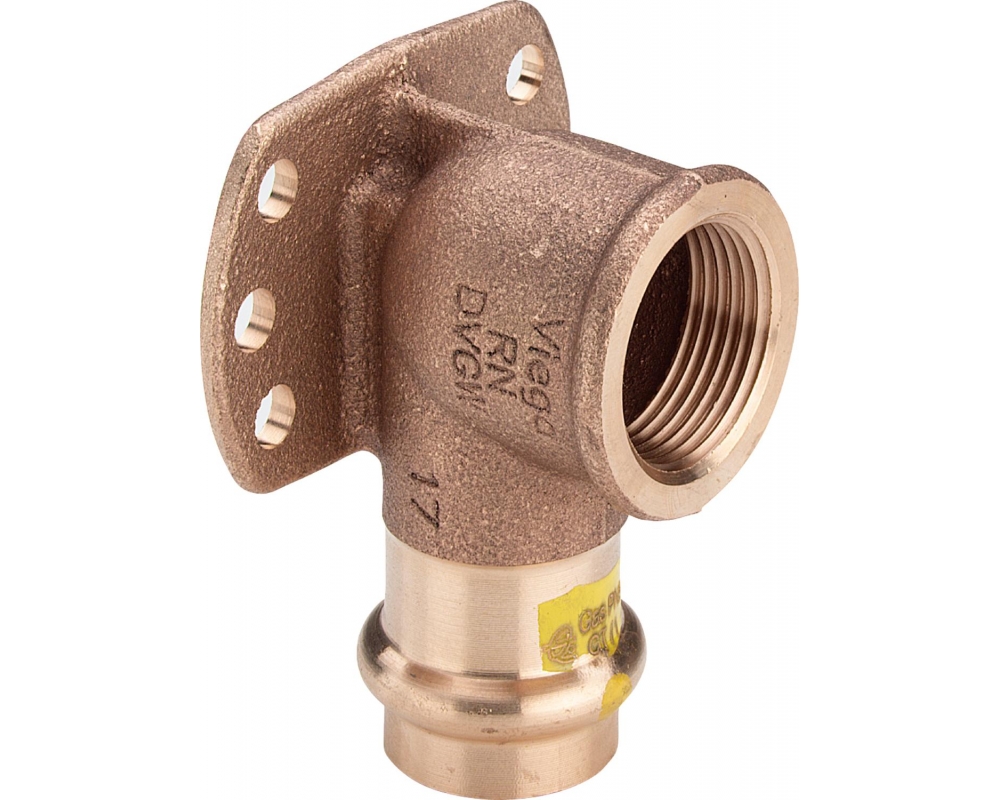 Placa mural de bronce Profipress G Viega 2625.5