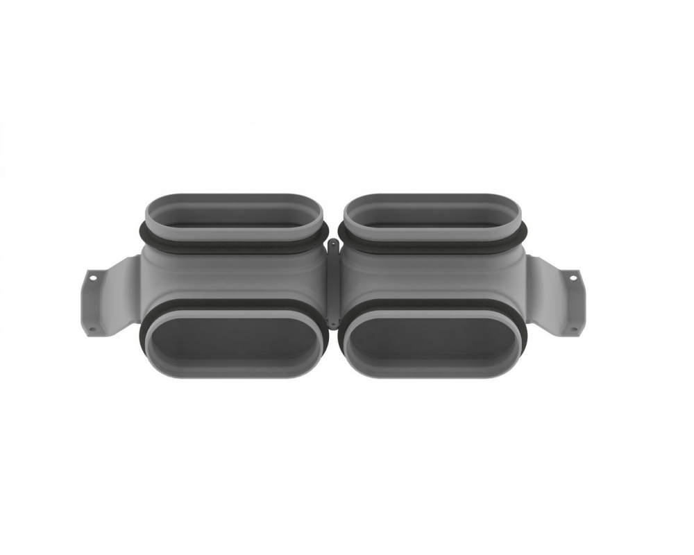 Curva vertical 90º para canal CK300 Zehnder 990322022