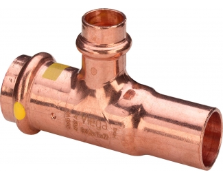 Pieza en T prensada cobre Profipress G Viega 2618.1