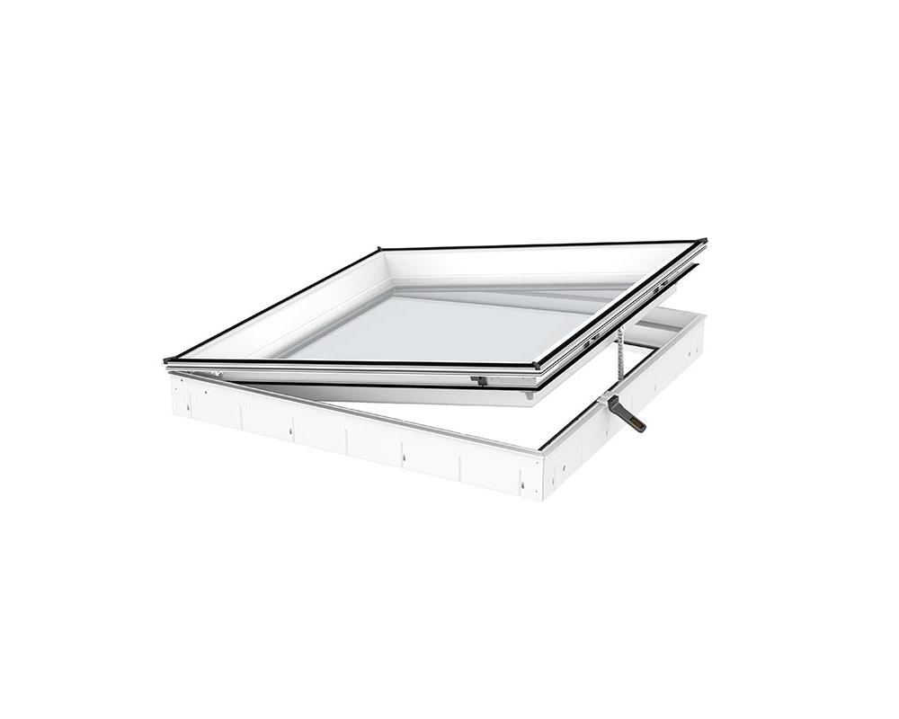 Ventana de cubierta plana eléctrica vidrio triple Velux CVU 0225Q