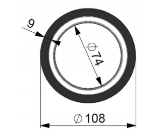Manguera de distribución de aire Zehnder ComfoTube Therm 90 (rollo 20m)