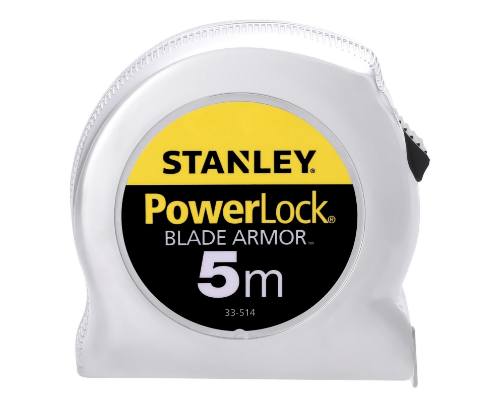 Flexómetro Powerlock 5m x 25mm BLADE ARMOR Stanley 0-33-514