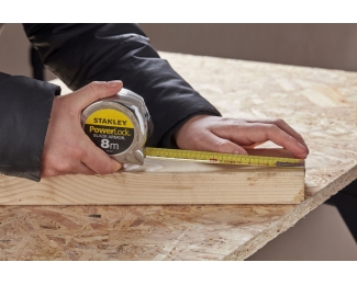 Flexómetro Powerlock 8m x 25mm BladeArmor Stanley 0-33-527