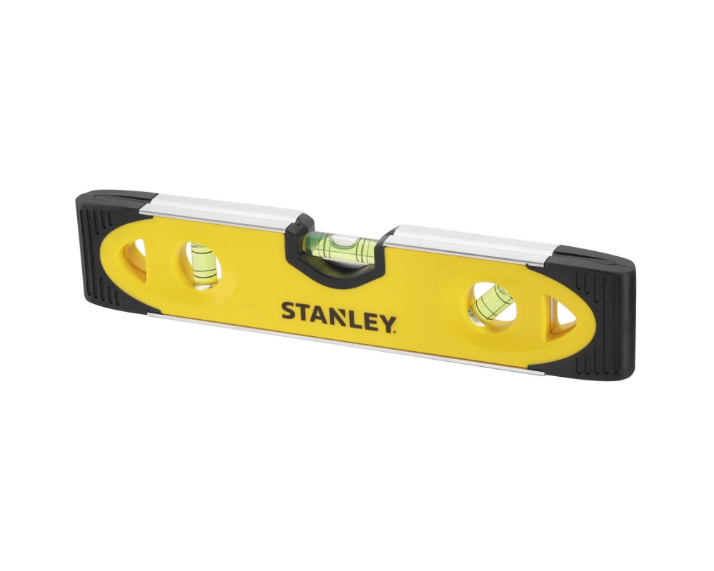 Nivel torpedo alto impacto 230mm V con base magnética Stanley 0-43-511