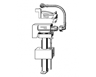 Kit de válvula de llenado cisterna empotrada 1F Viega 8310.73