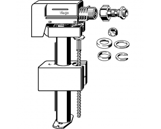 Kit de válvula de llenado cisternas vistas Viega 8310.76