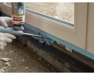 Espuma de poliuretano elástica Soudal Flexifoam 750ml