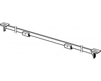 Rejilla para canaleta de ducha Advantix Vario 300-1200mm cepillado Viega 4965.30