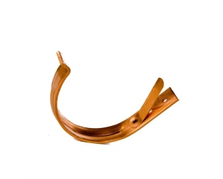 Palomilla/gafa redonda corta encaje de cobre para canalón Ø333