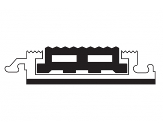 Pavimento antisuciedad para entradas Basmat Atenea Goma 9mm