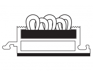 Pavimento antisuciedad para entradas Basmat Hermes Textil 17mm