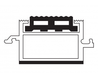 Pavimento antisuciedad para entradas Basmat Apolo Goma 22mm Pavimento antisuciedad para entradas Basmat Apolo Goma 22mm