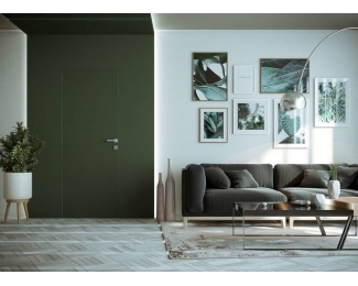 Puerta abatible enrasada y minimalista Scrigno Filo44