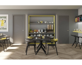 Puerta abatible enrasada y minimalista Scrigno Filo44