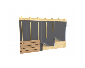 Lámina impermeable y transpirable Dörken Delta Fassade 30 1,50x50m (75m2)