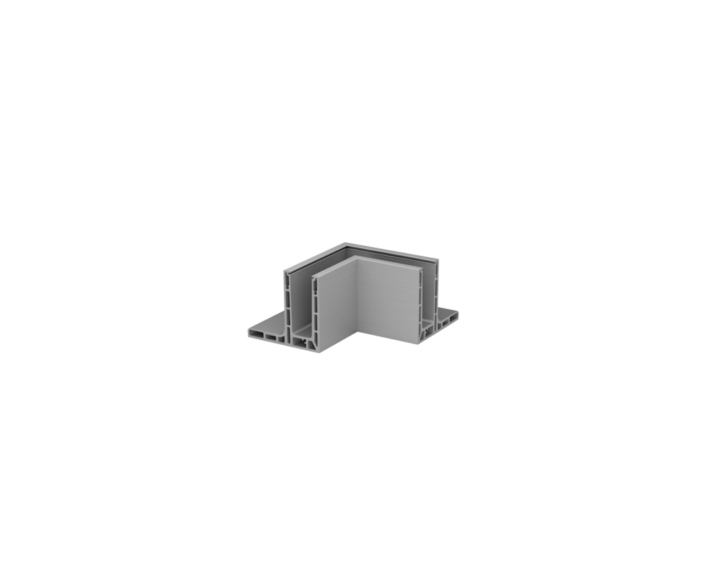 Esquina interior Easy Glass Smart F montaje superior aluminio Q-railing 8221