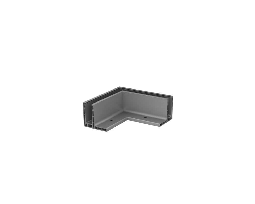 Esquina exterior Easy Glass Smart F montaje superior aluminio Q-railing 8221