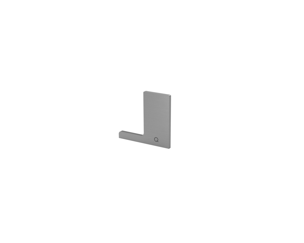 Tapón de acabado Easy Glass Smart F montaje superior izquierdo aluminio Q-railing 8222