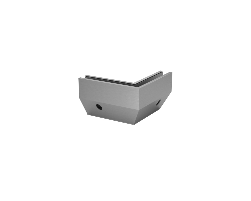 Esquina exterior Easy Glass Smart Y montaje lateral aluminio Q-railing 8241