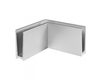 Esquina interior Easy Glass Slim montaje superior aluminio Q-railing 8011
