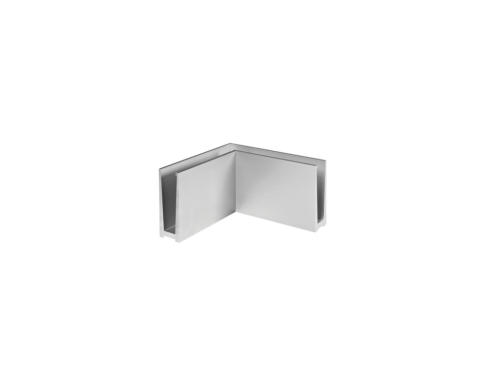 Esquina interior Easy Glass Slim montaje superior aluminio Q-railing 8011
