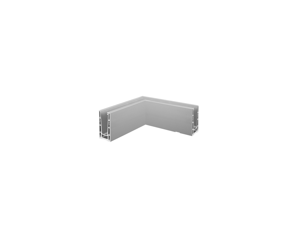Esquina interior Easy Glass Up montaje superior aluminio Q-railing 6611