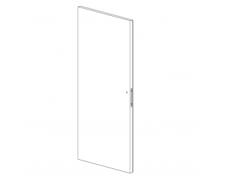 Panel batiente una hoja Scrigno Piuma con imprimación