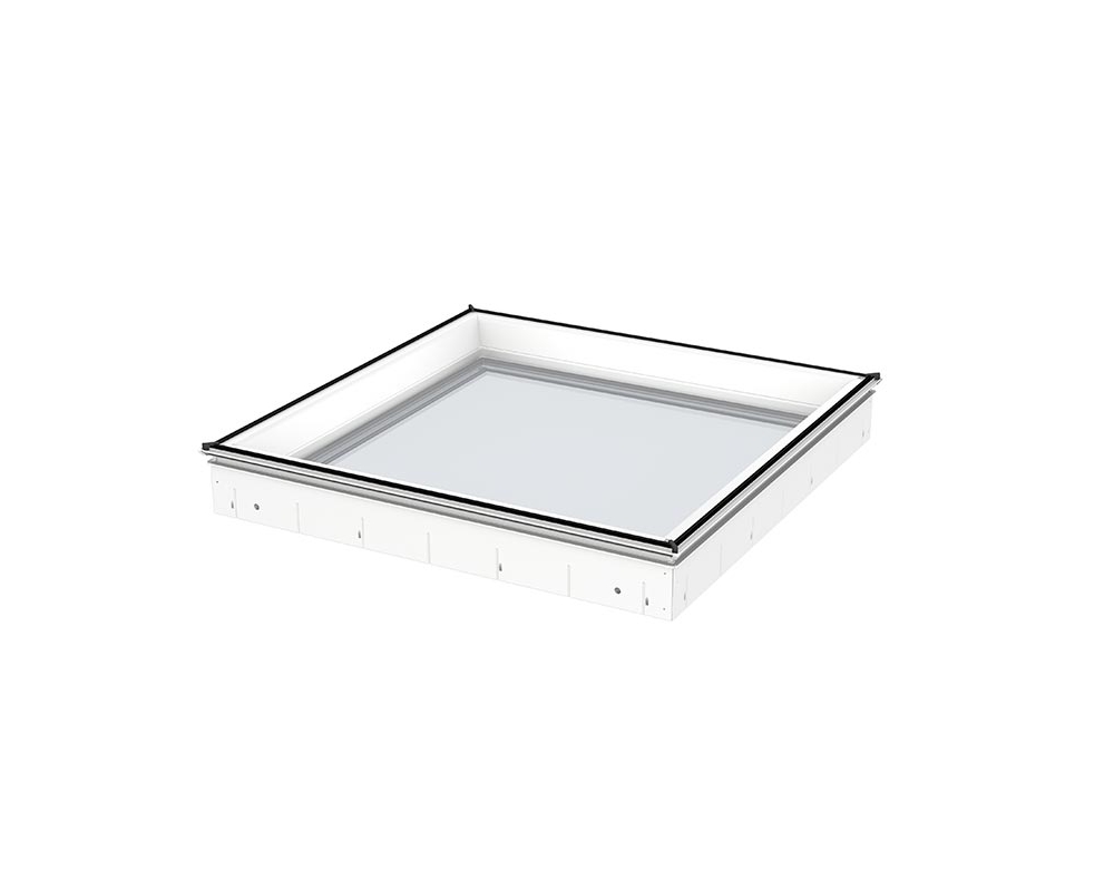 Ventana de cubierta plana solar con mando vidrio doble Velux CVU 0320Q