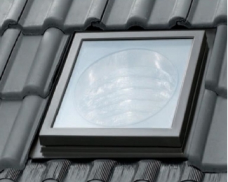 Tubo solar flexible Ø35cm para cubierta inclinada material ondulado Velux TWF 0K14 2010