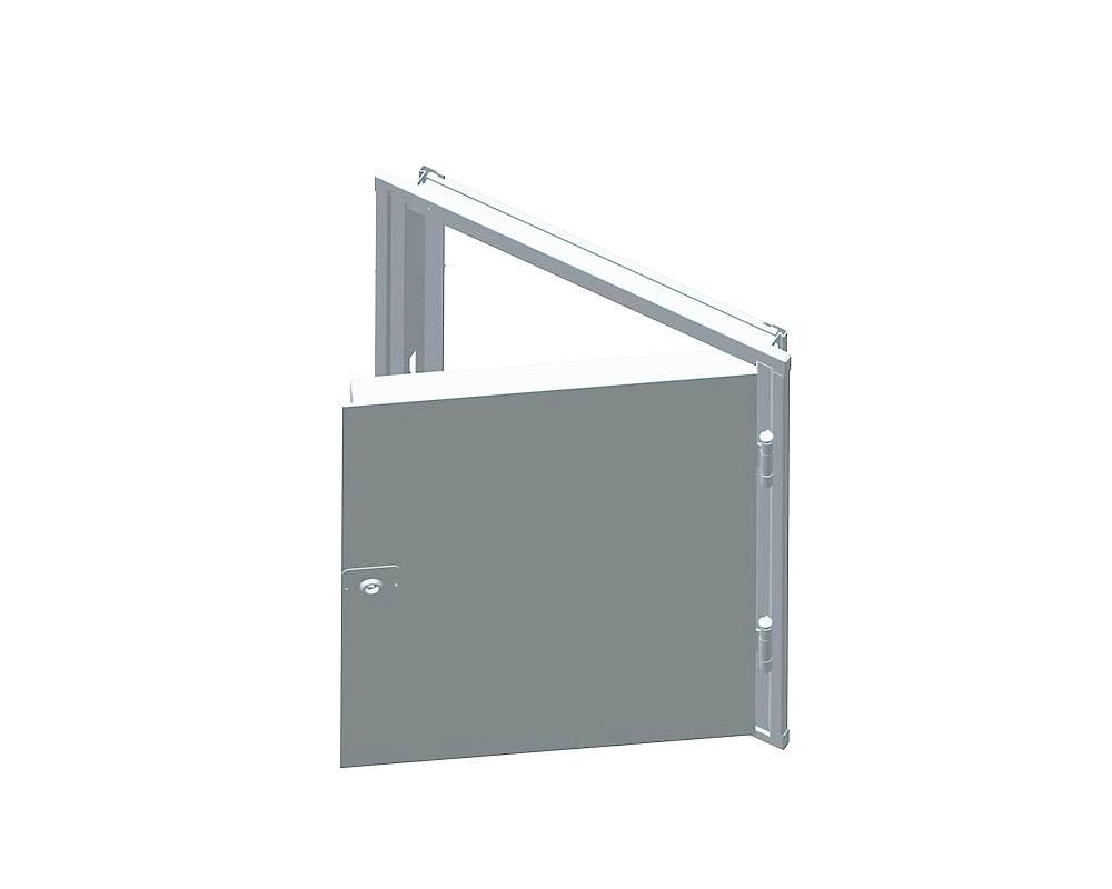 Registro batiente cortafuego EI2 60 700x700mm cerradura triángulo