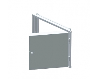 Registro batiente cortafuego EI2 60 1000x1000mm cerradura triángulo