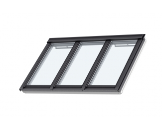 Ventana de tejado 3 en 1 proyectante manual Velux GPLS 2070