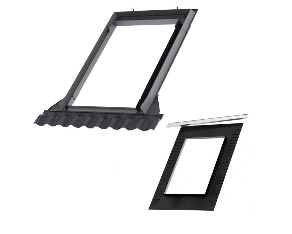 Cerco de estanqueidad con lámina impermeable plisada Velux EDG 1000