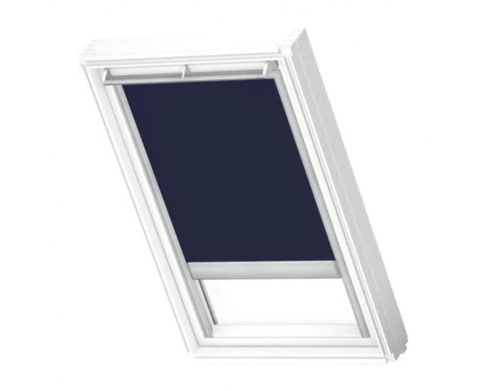 Cortina de oscurecimiento eléctrica Velux DML C02 1100S azul oscuro